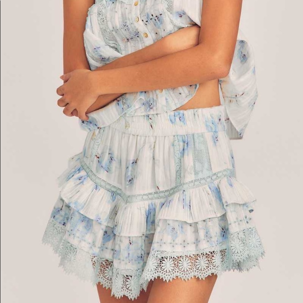 LOVESHACKFANCY SKIRT